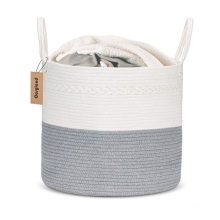 High Quality Cheap Price sundries cotton rope basket large storage